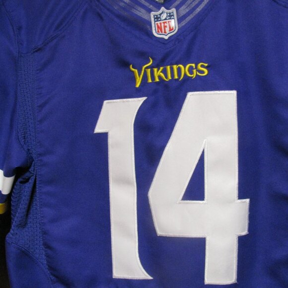 STEFON DIGGS  MINNESOTA VIKINGS  # 14  NIKE ON FIELD SEWN JERSEY SZ 40 NEW NWOT - Picture 4 of 11